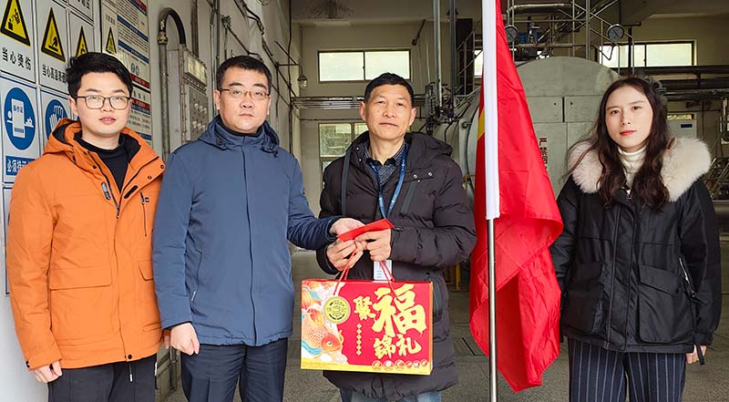 春節(jié)慰問送溫暖，歲寒情深暖人心